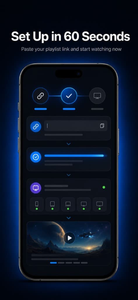 Quick setup flow on iPhone